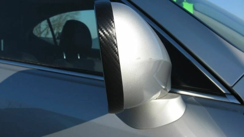 Moldura de espejo retrovisor lateral de fibra de carbono ISUZU 2 PIEZAS CON GARANTÍA DE 5 AÑOS Foto 4 de 4