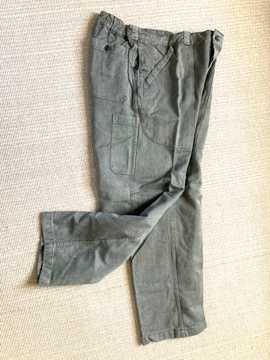 Swiss Army 1970's Grey Denim Fatigue trousers Work pants 38x31 | eBay