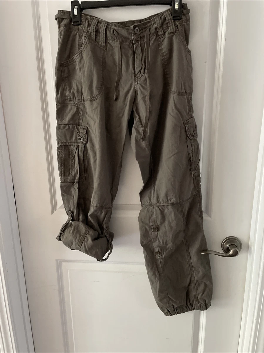 Rolled up shop cargo pants