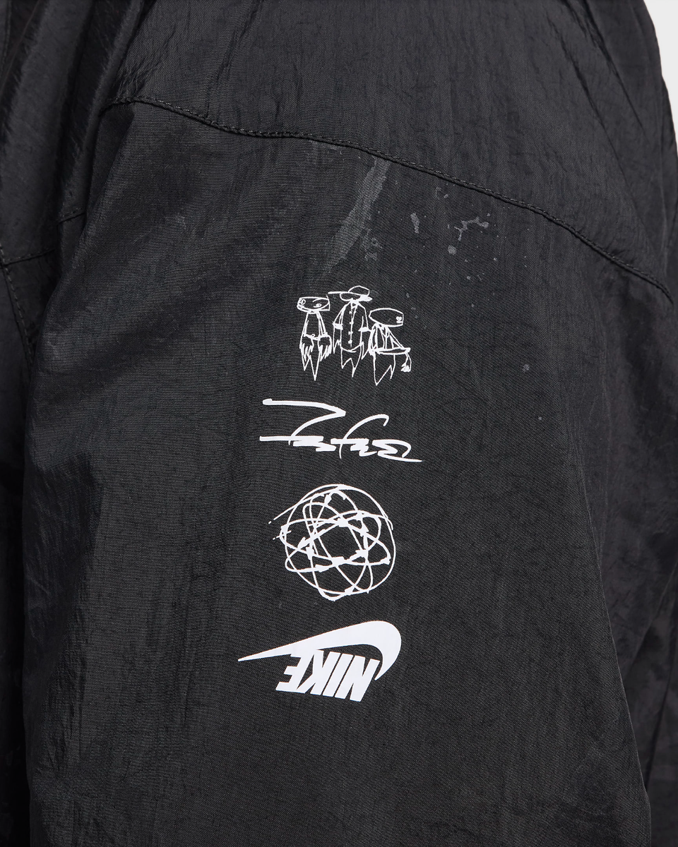 Nike Sportswear Breaking Lined Windrunner Jacket Black Nike Sportswear Breaking Lined Windrunner Jacket Black