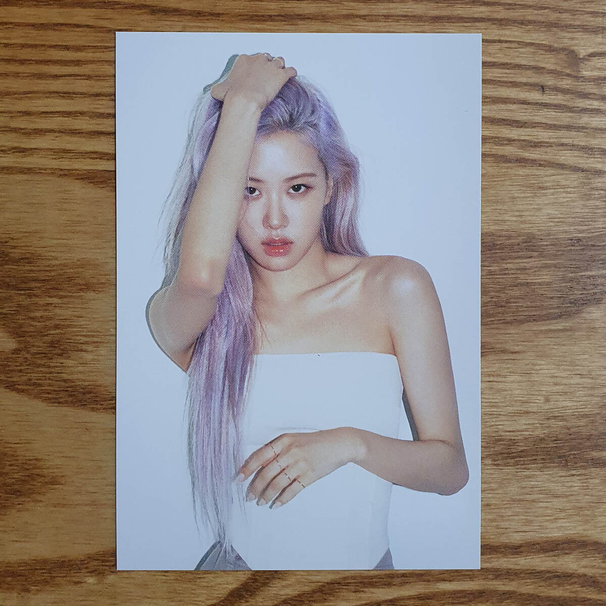 Rose Official Postcard BlackPink 1st Full Album The Album Kpop