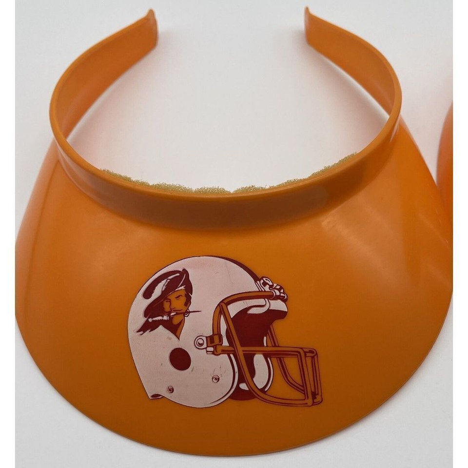Vintage Tampa Bay Buccaneers Hat Visors One Size Creamsicle Bucco Bruce
