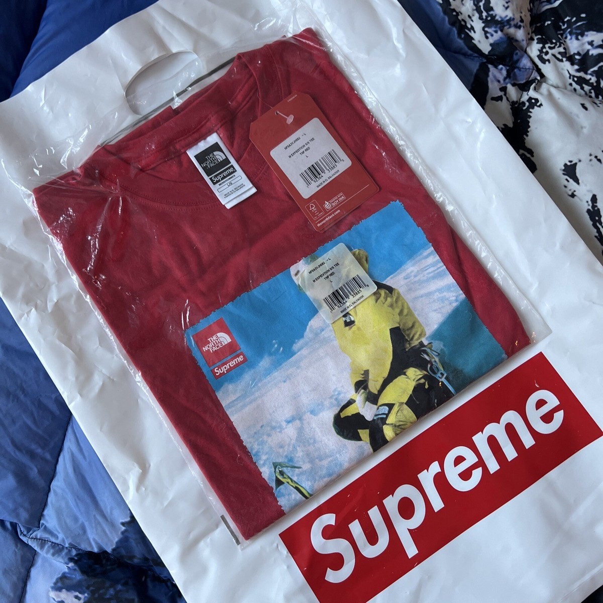 SUPREME x The North Face Expedition Photo Tee RED Men