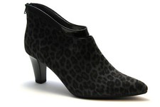 Chaussures femme Peter Kaiser 07455/430 carbone sleo noir vernis bottines talon
