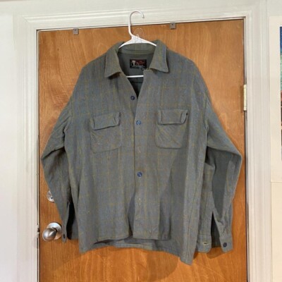 Vintage Narnali Italian Flannel Shirt Medium Unlined Shacket Rare
