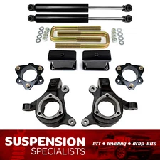 6"/4" Lift Leveling Kit For 2007-2013 Chevy Silverado GMC Sierra 2WD 6LUG