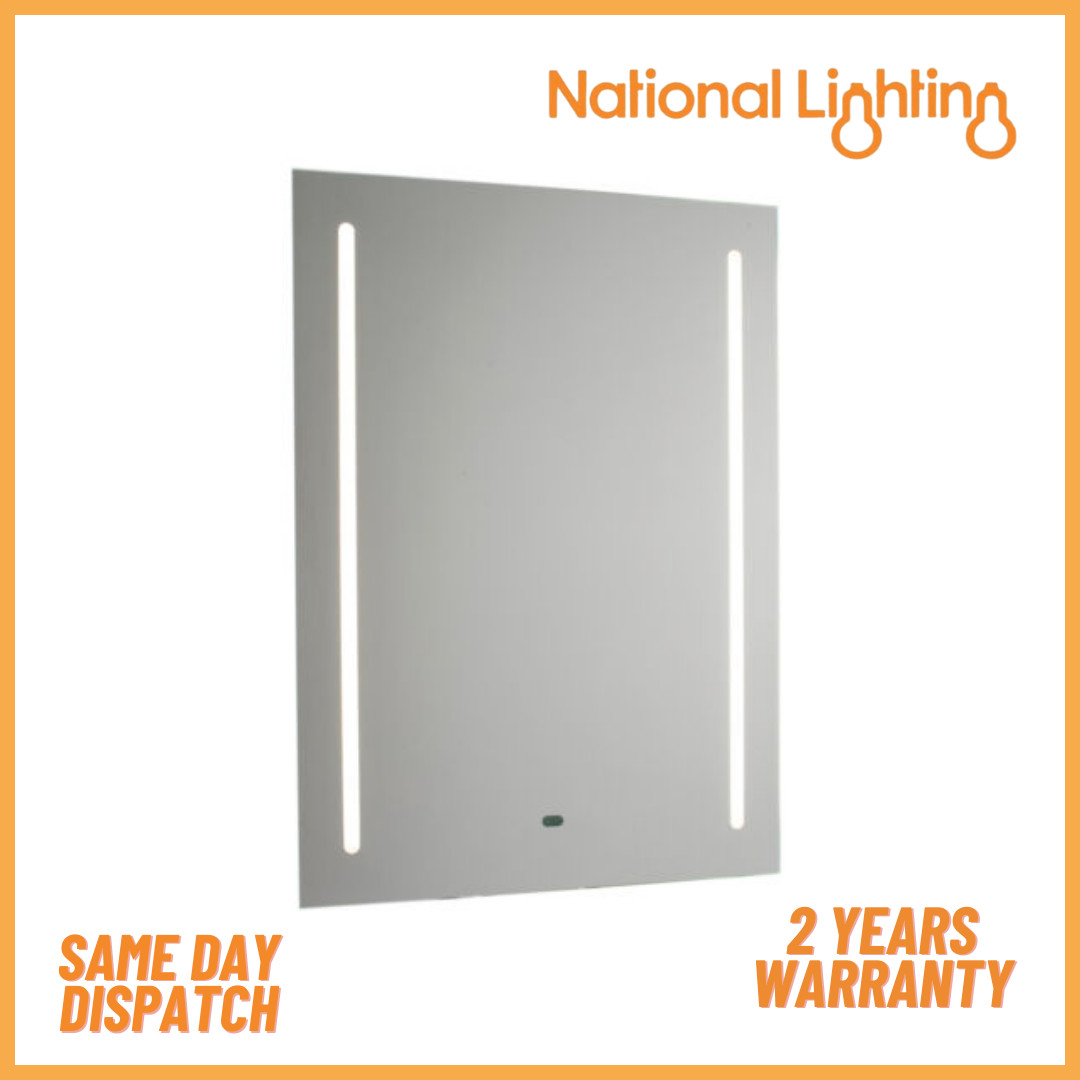 Bathroom LED Motion Sensor Mirror with Shaver Socket IP44 Vanity Light Mirrors