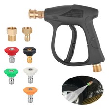 High pressure 4350 PSI car wash gun water gun , 5 nozzles 1/4" quick coupler
