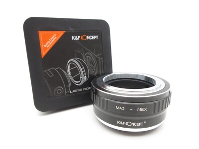 K&F Concept Adapter M42-NEX für M42 Objektiv auf Sony NEX E Mount Kamera