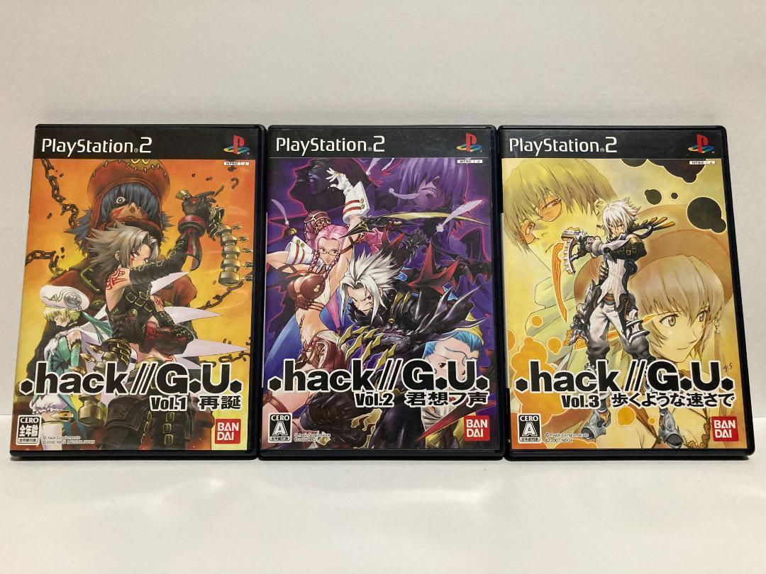 PS2 Dot Hack Series ( .Hack 1-3 & .Hack GU 1-3 ) and .Hack game