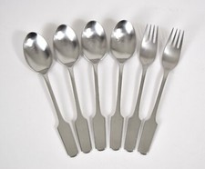 C. Hugo Pott Besteck Nr 2728 Set 6 tlg. Gabel Löffel vintage 18/8 Design Award