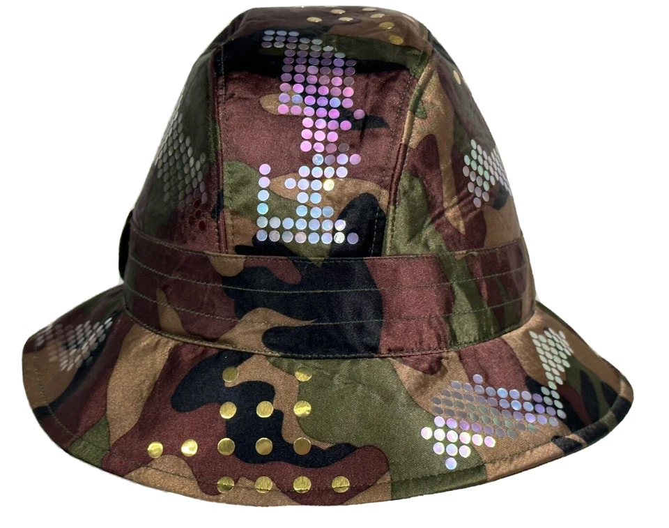 Kangol White By Hamish Morrow Digital Camouflage Camo Satin Trilby Hat NEW - Image 3 of 4