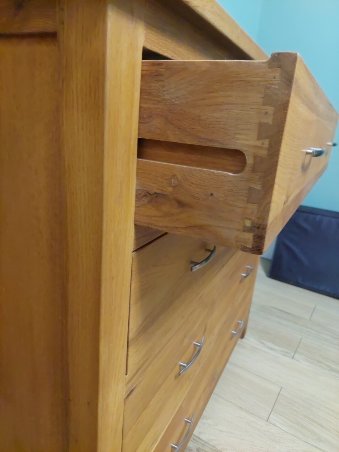 Brooklyn oak Solid Wood chest of drawers eBay