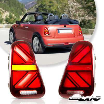 VLAND Red LED Tail Lights Assembly For Mini Cooper 01-06 R50/52/53 Upgrade Lamps