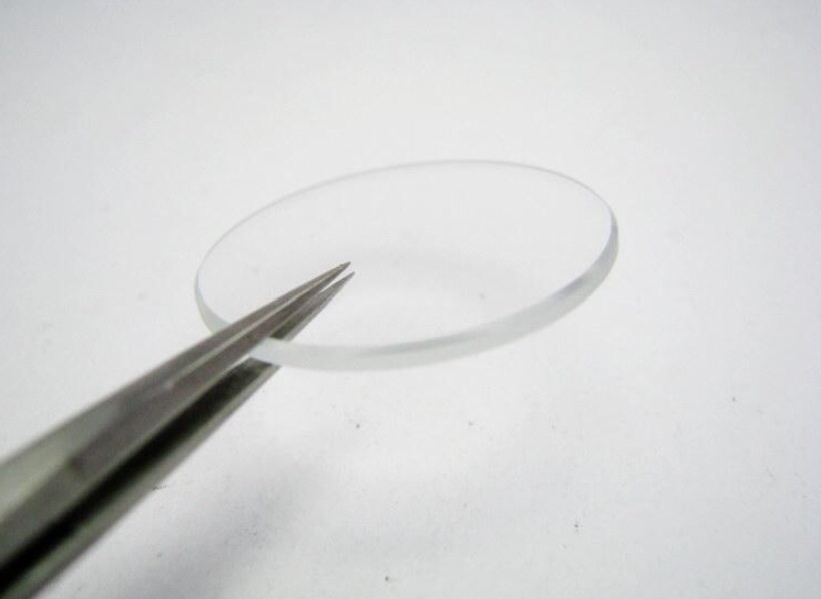 NEW GLASS CRYSTAL 29.0mm Ø x 1.3mm  SEIKO7223-6010, 7223-6019 SQ ALARM QUARTZ