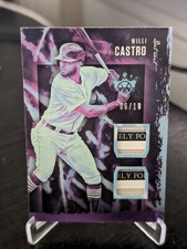 2020 Diamond Kings DK Materials Purple Willi Castro /10  Dual Tag