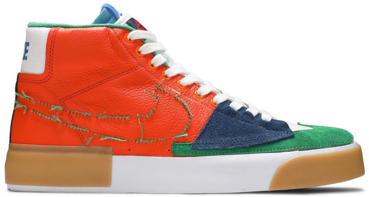 NIKE SB ZOOM BLAZER MID EDGE サイズ24cm Nike Zoom Blazer Edge SB Mid Iron Grey for Sale