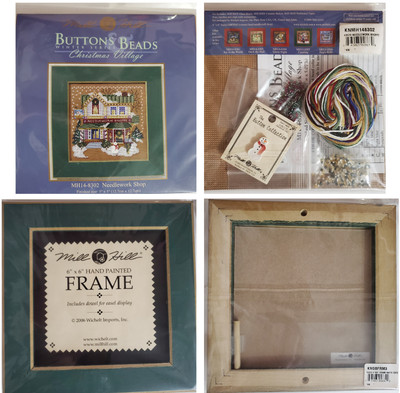 Mill Hill Needlework Shop MH14 8302-beaded cross stitch kit with MH frame NEW