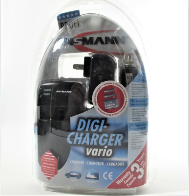 Profi Ansmann Digi-Charger for Li-Ion/AA/AAA Batteries