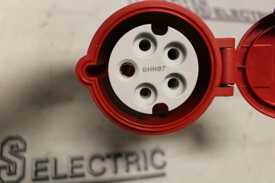 CABLE EXTREMO HEMBRA MENNEKES 32A-6H 3P+N+g 16AMP 200/345V 240/415V IP44 GHH07 Foto 4 de 4