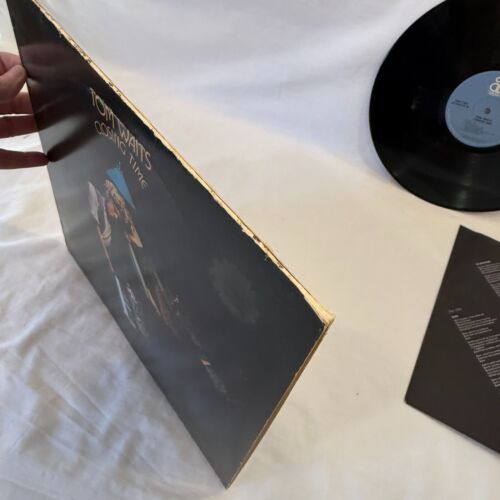 Tom Waits Closing Time LP 1976 Repress w/ All Blue Asylum Label SD-5061 Vinyl VG - Foto 14 di 15