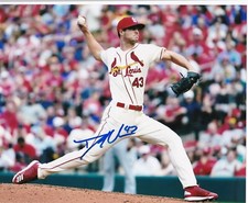 DAKOTA HUDSON  ST. LOUIS CARDINALS  ACTION SIGNED 8x10