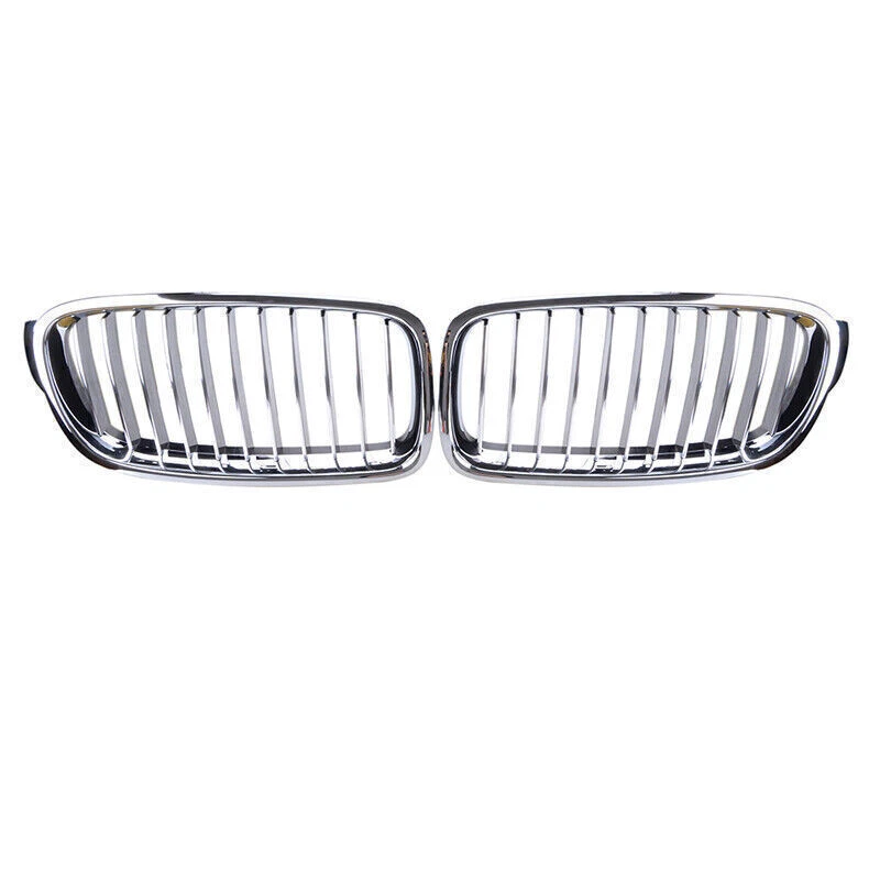 2X Chrome Front Grille/Grilles Kidney For BMW 3~Series F30 F31 12~18 320i/328i - Image 3 of 4