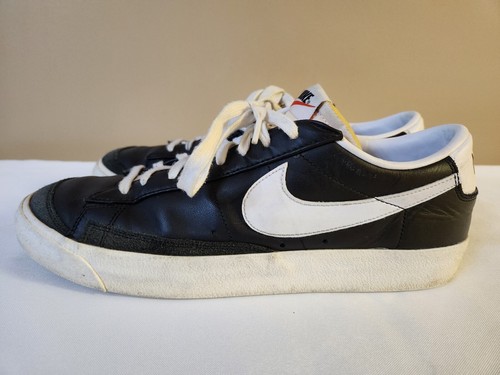 Nike Blazer Low 77 Vintage Style Black Size 12 - Picture 3 of 9