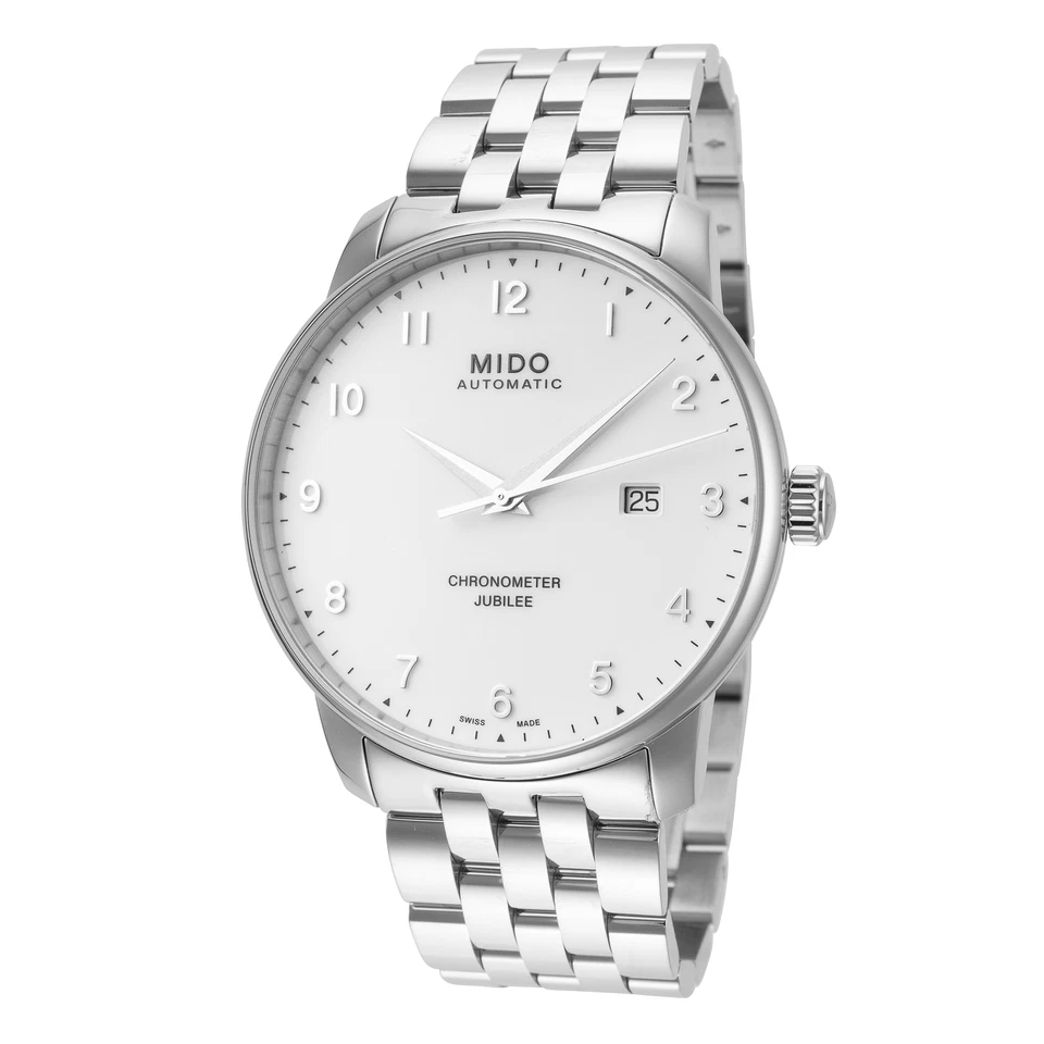 Mido Men's Baroncelli Jubilee 42mm Automatic Watch M0376081101200
