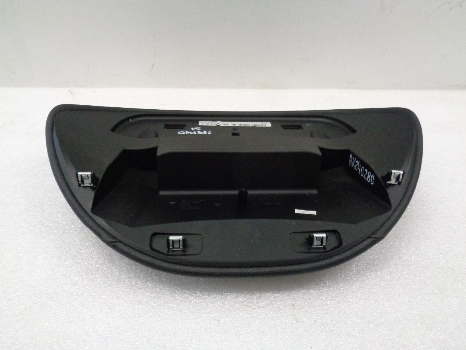 14-17 Maserati Ghibli Gauge Dash Speedometer Trim Pad Cover Black OEM AK240280