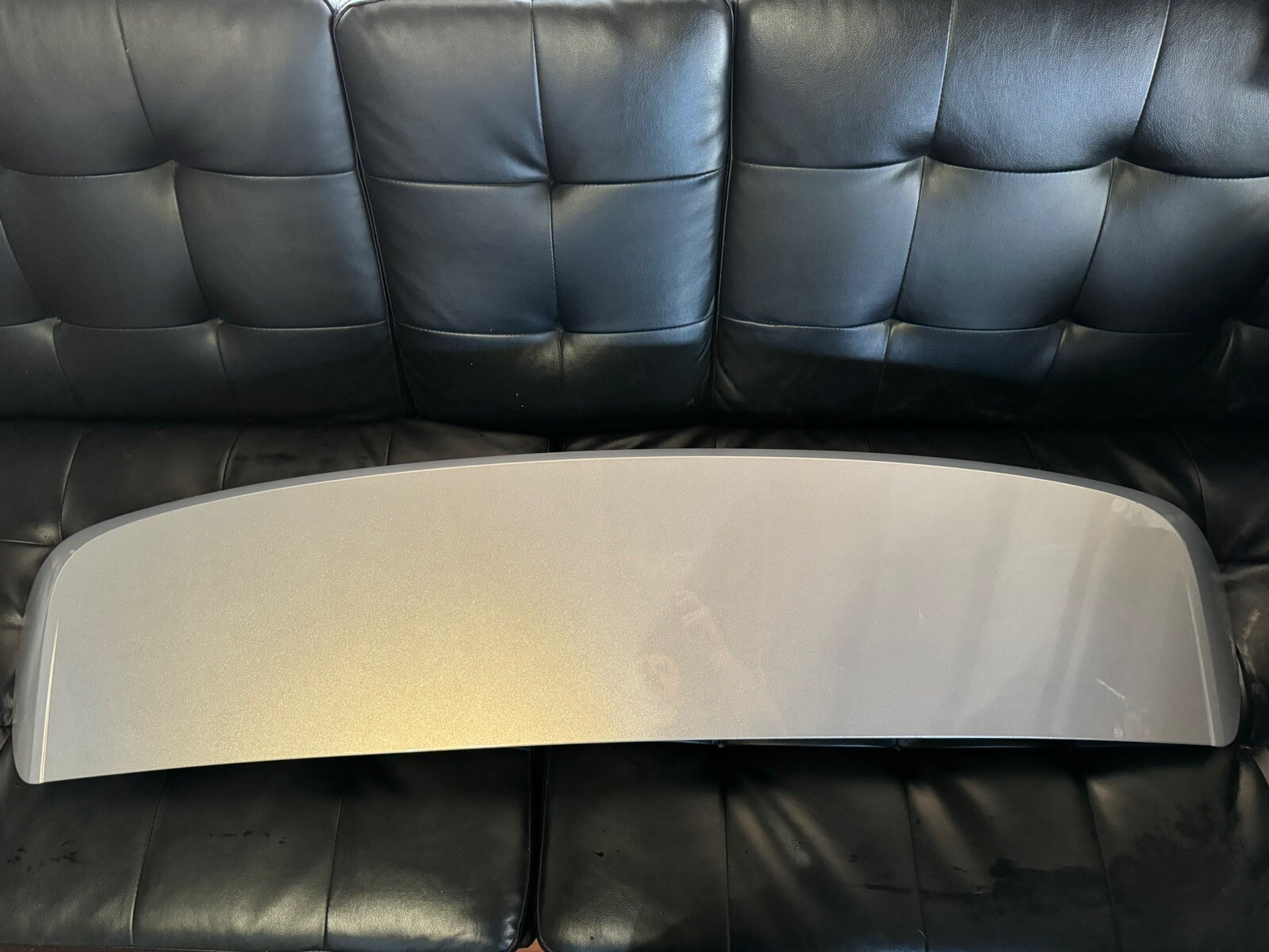 16-19 OEM Bentley Bentayga Rear Roof Spoiler Wing 36A827933D Silver