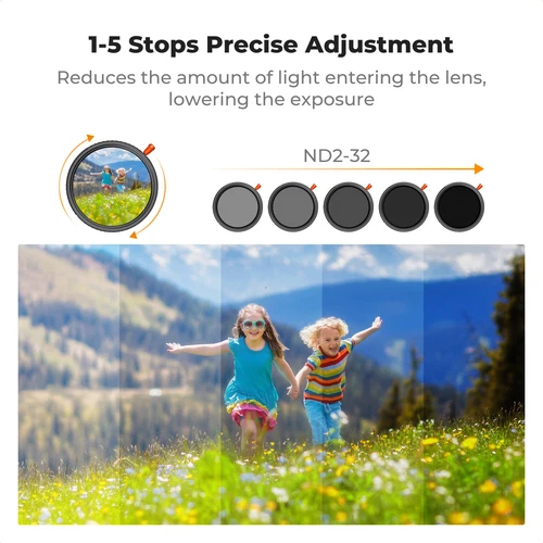 K&F Concept Lens Filter 3 in 1 ND2-32 CPL Black Mist Diffusion 1/4 67mm 82mm - Picture 7 of 19
