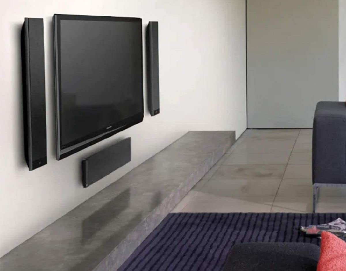 KEF T301c Satellite Speakers 薄型センタースピーカー Amazon.com: KEF T301C Center Channel Speaker - Black (Single
