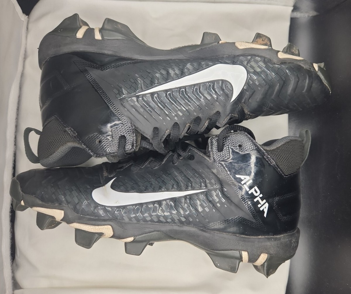 Nike Boys Alpha Menace 2 Shark AQ7654-001 Black Football Cleats
