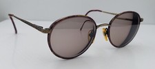 Vintage Viva Purple Gold Oval Metal Sunglasses FRAMES ONLY