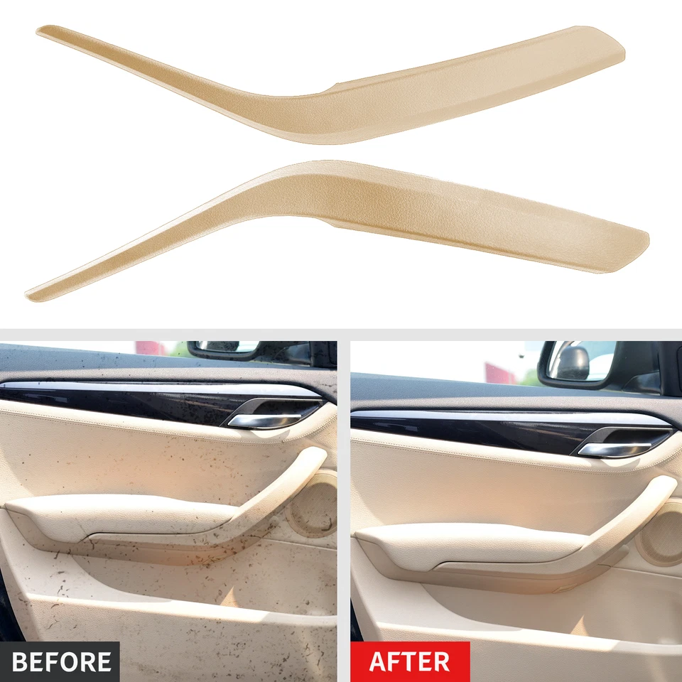 For BMW X1 E84 2010-2015 Right & Left Door Handle Pull Panel Beige Accessories Foto 3 de 4
