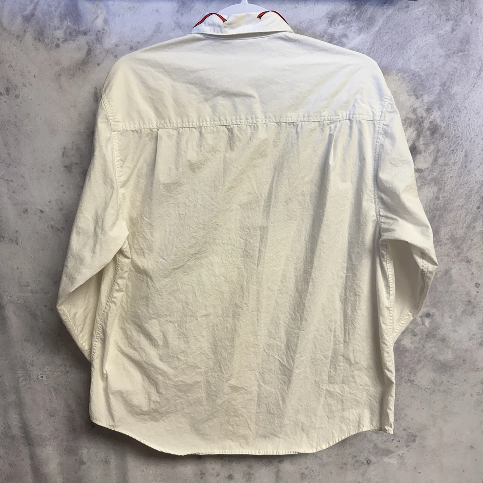 Винтажная женская рубашка на пуговицах Disney Store 101 далматинец большой размер 22,5x29 белый - Изображение 3 из 4