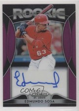 2019 Panini Prizm Rookie Auto Purple Prizm 19/50 Edmundo Sosa #RA-ES Auto 0t2