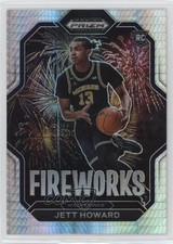 2023-24 Panini Prizm Draft Picks Fireworks Hyper Prizm Jett Howard #6 13m4