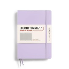 Lilac A5 Medium Blank Notebook Durable Hardco...