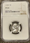 Photo of a 1950-P Jefferson Nickel Proof from an eBay listing that sold on Jul 20, 2026