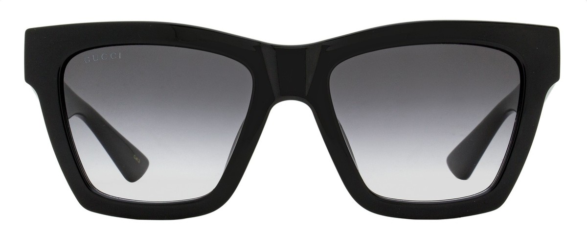 GUCCI GGパターン サンバイザー Sサイズ ブラック Gucci GG Square Sunglasses GG1714S 001 Black 54mm | eBay