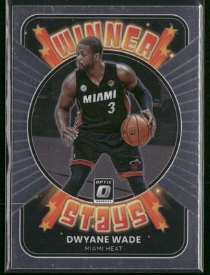 2021-22 Donruss Optic Dwyane Wade Winner Stays #10 Miami Heat