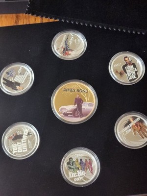 2021 James Bond Coins Set.  Australian Perth Mint 