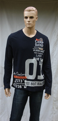   CAMP DAVID   Men's T-Shirts Long Sleeve Size XL