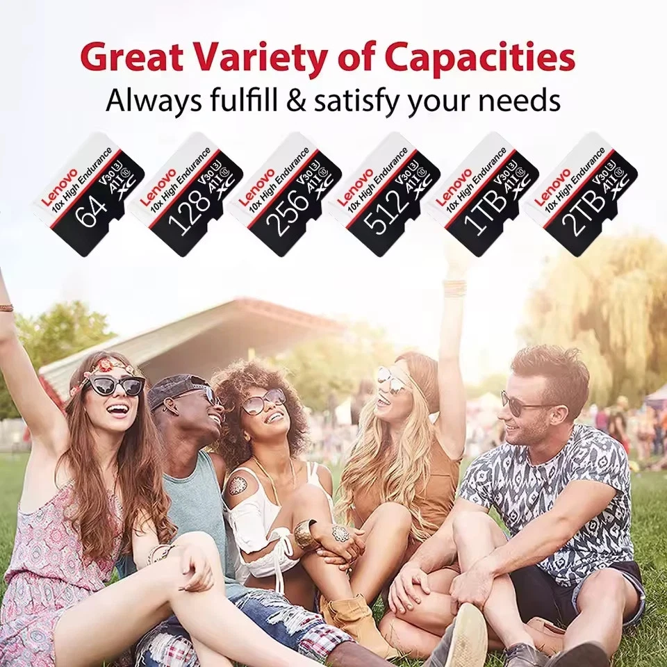 2TB 1TB 512GB 256GB 128GB Micro SD TF Memory Card V30 4K UHD Class10 High Speed - Image 3 of 4