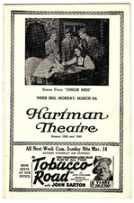 Hartman Theatre, March 10, 1943, Max Gordon Presents: Junior Miss, Columbus, OH