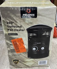 Pelonis 1500-Watt 360° Surround Fan Heater NEW Open Box PSH17PF2HDB
