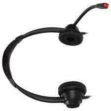 2.5mm Office Headset Dual Ear Telephone Headphone With Noise Cancelling Mic