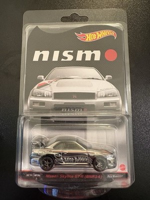 Hot Wheels Nissan Skyline GT-R R34 1:64 Car - Silver for sale